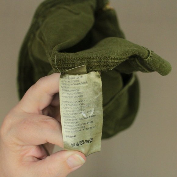 Free People We The Free Virgo Mini Skirt Women's Size 31 Cadet Green Denim NWT - Picture 4 of 6